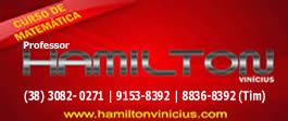 Curso de Matem�tica Prof. Hamilton